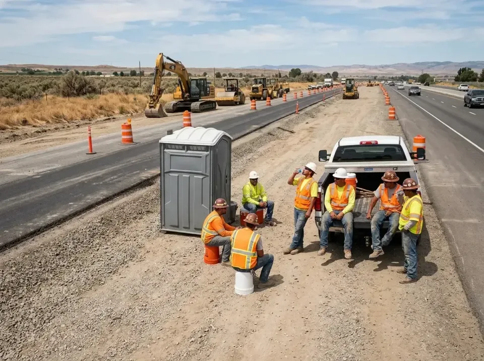 highway-road-construction-crew-007 — frequently asked questions, Porta Potty and Restroom Rentals in Great Falls, MT